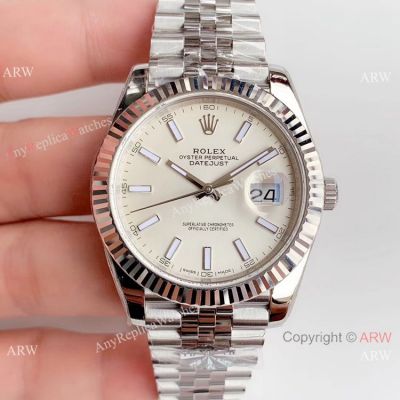 Replica Rolex Datejust II Swiss 2824 White Dial Watch AR Factory